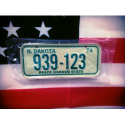 Americká SPZ na kolo r. 74