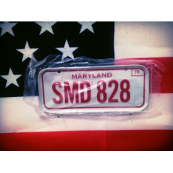 Americká SPZ na kolo