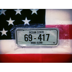 Americká SPZ na kolo