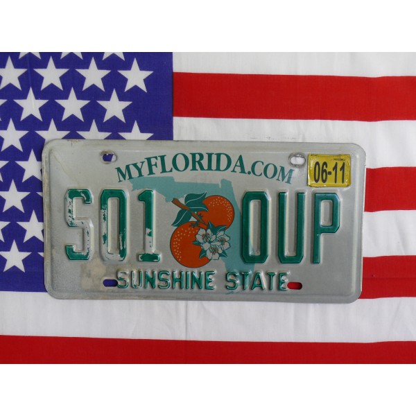 Americká spz Florida s01oup