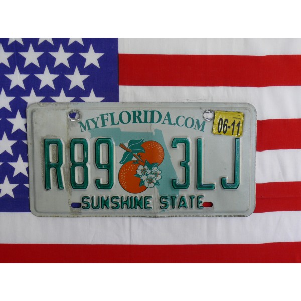 Americká spz Florida r893lj