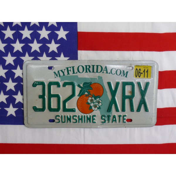 Americká spz Florida 362xrx