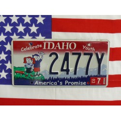 Americká spz Idaho kids