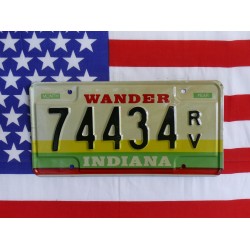 Americká SPZ Indiana 74434