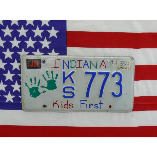 Americká SPZ Indiana kids 773