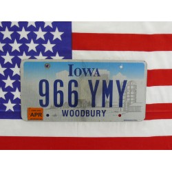 Americká SPZ Iowa 966ymy