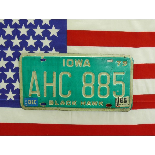 Americká SPZ Iowa ahc885 