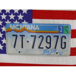 Americká spz Montana 7t7297g