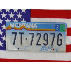 Americká spz Montana 7t7297g