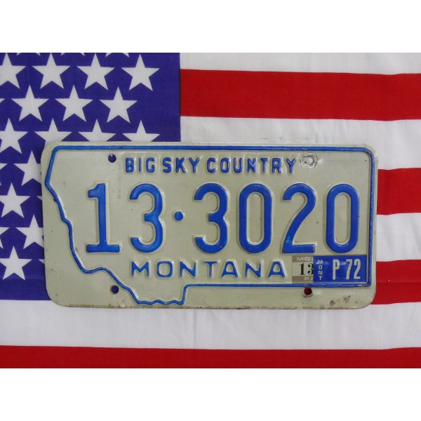 Americká spz Montana 133020