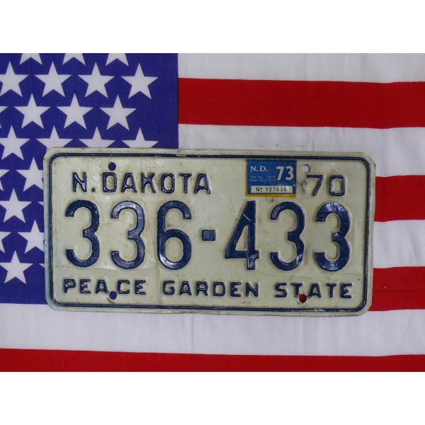 Americká spz North Dakota 336433