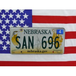 Americká spz Nebraska sun696