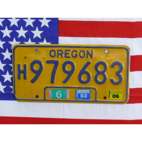 Americká SPZ Oregon 979683