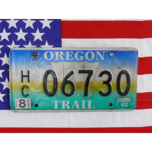 Americká SPZ Oregon 06730