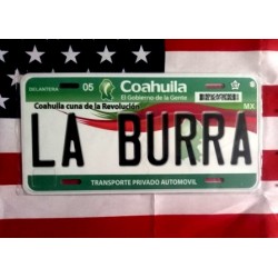 Reklamní spz LA BURRA