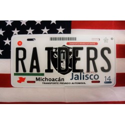 Reklamní spz Raiders