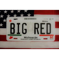 Reklamní spz big red