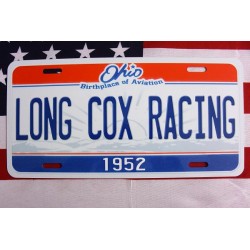 Reklamní spz long cow racing