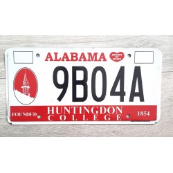 Americká SPZ Alabama Huntington College