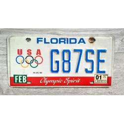 Americká spz Florida Olympic games