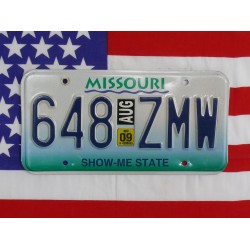 Americká SPZ Missouri