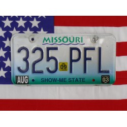 Americká SPZ Missouri