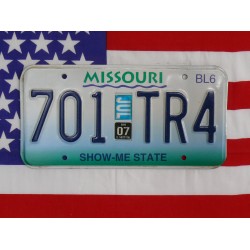 Americká SPZ Missouri