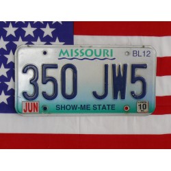 Americká SPZ Missouri