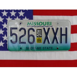 Americká SPZ Missouri