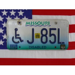 Americká SPZ Missouri