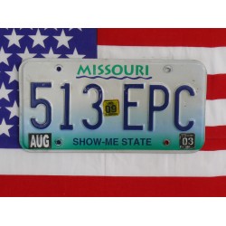 Americká SPZ Missouri