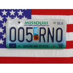 Americká SPZ Missouri