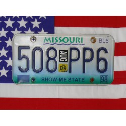 Americká SPZ Missouri