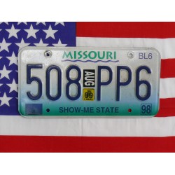 Americká SPZ Missouri