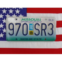 Americká SPZ Missouri