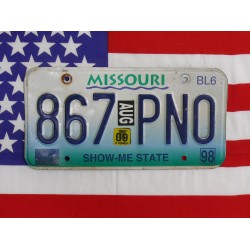 Americká SPZ Missouri