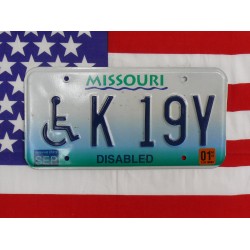 Americká SPZ Missouri