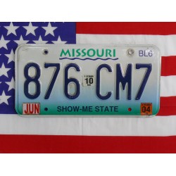 Americká SPZ Missouri