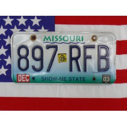 Americká SPZ Missouri