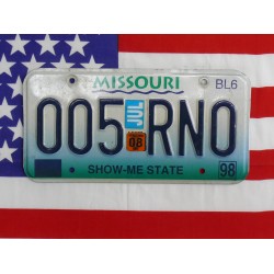 Americká SPZ Missouri