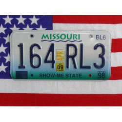 Americká SPZ Missouri
