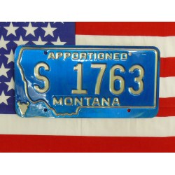 Americká spz Montana s1763
