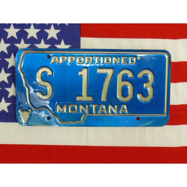 Americká spz Montana s1763