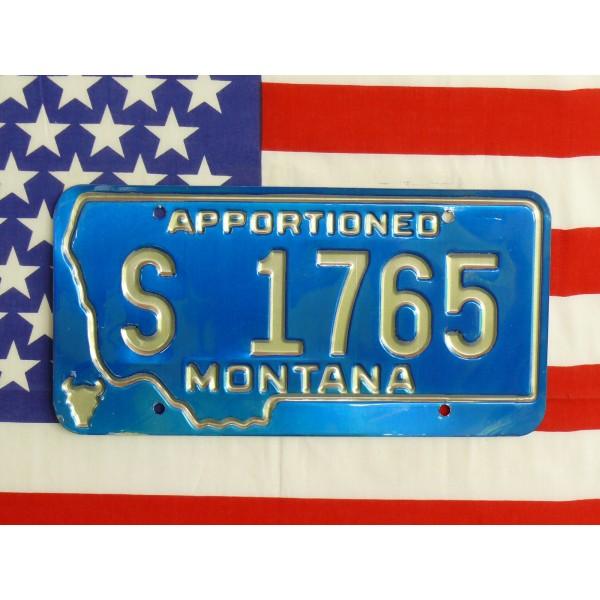 Americká spz Montana s1765