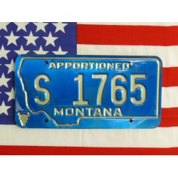 Americká spz Montana s1765