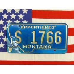 Americká spz Montana s1766