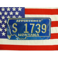 Americká spz Montana s1739