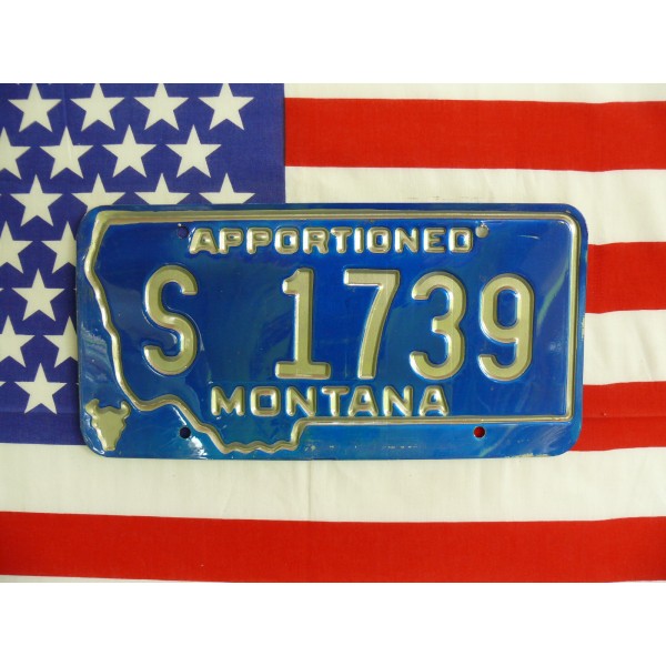 Americká spz Montana s1739