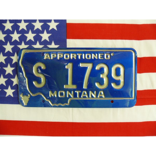 Americká spz Montana s1739