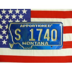 Americká spz Montana s1740